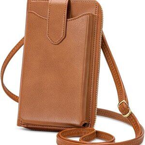 RFID Crossbody Wallet Purse for Women Small Travel Cell Phone Purses Trendy Vega